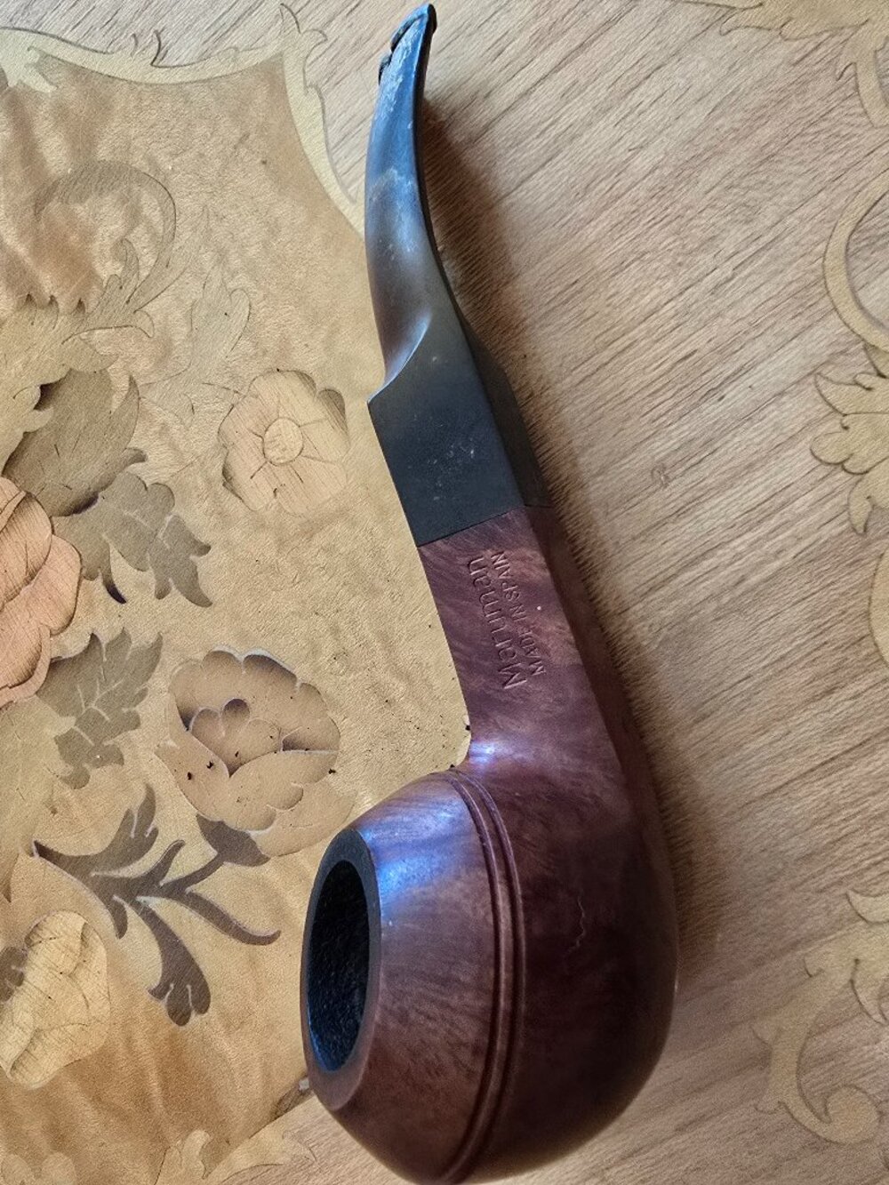 Maruman - Vintage Briar Pipe, Made in Spain, Wood, Collectible, Classic Style